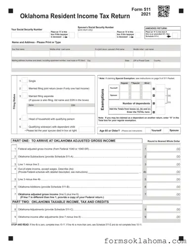 Official Oklahoma 511 Form